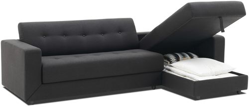 Bettsofa - STOCKHOLM - BoConcept - modern / Stoff / Leder