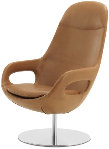 Moderner Sessel - SMARTVILLE  - BoConcept - Leder / Stoff / Stahl