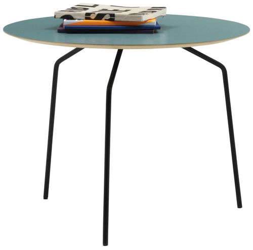 Moderner Beistelltisch - FULDA - BoConcept - Laminat / rund / für Privatgebrauch