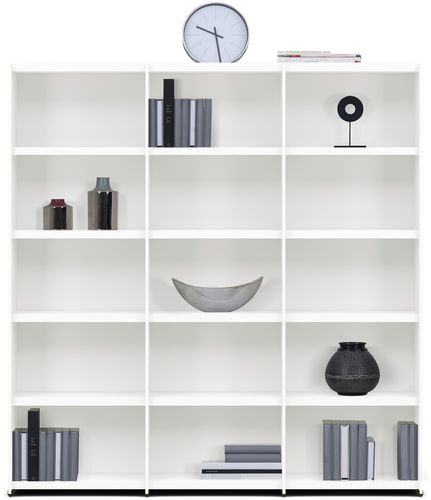 Modernes Bücherregal - MEDA - BoConcept - MDF / maßgefertigt / weiß