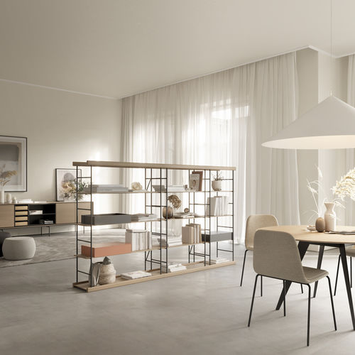 Modulregal - BOST - TREKU - hoch / modern / Holz