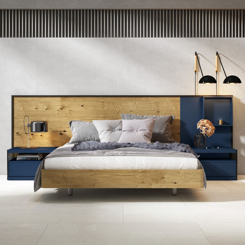 Kopfteil für Doppelbetten - EVER: Comp. 102 - MUEBLES MESEGUE, S.A. - modern / Holz / Polster