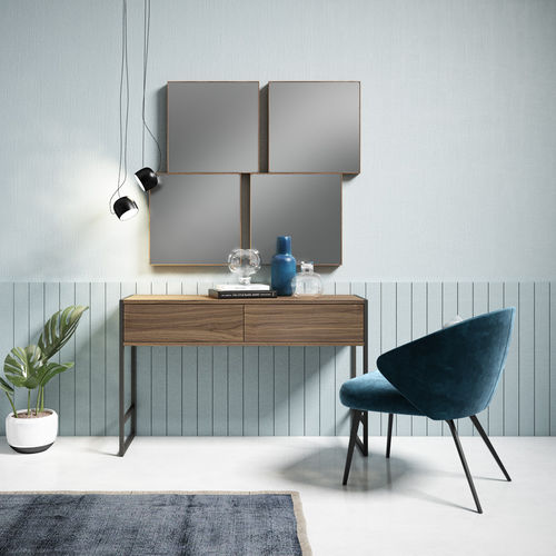 Bodenstehender Schreibtisch - CUBO - MUEBLES MESEGUE, S.A. - modern / Holz / gerade