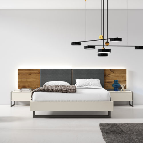 Kopfteil für Doppelbetten - LUCA: comp.116 - MUEBLES MESEGUE, S.A. - modern / Holzfurnier / lackiertes MDF
