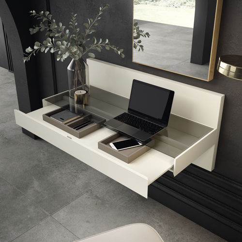 Moderner Schminktisch - TOP - MUEBLES MESEGUE, S.A. - Holzfurnier / lackiertes MDF / Glas