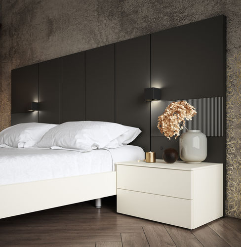 Kopfteil für Doppelbetten - FREE: comp.119 - MUEBLES MESEGUE, S.A. - modern / Holzfurnier / lackiertes MDF