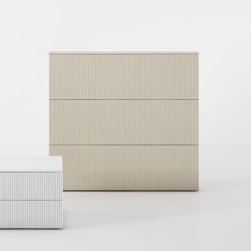 Moderne Kommode - W - MUEBLES MESEGUE, S.A. - lackiertes Holz / rechteckig / individuell gestaltbar
