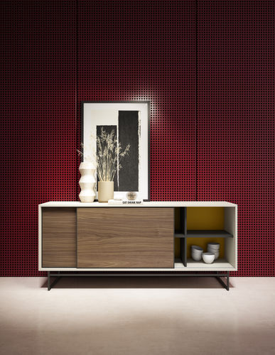 Modernes Sideboard - SLIDE - MUEBLES MESEGUE, S.A. - Holz / maßgefertigt / modular