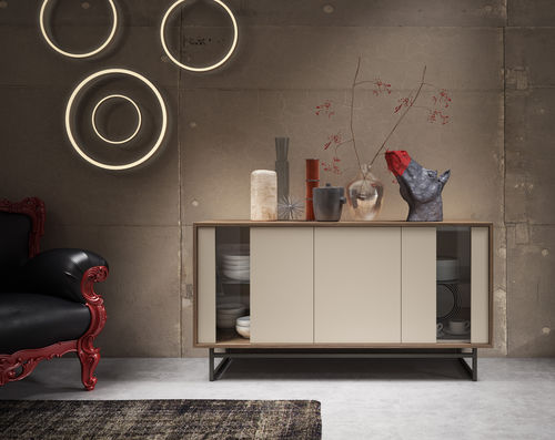 Modernes Sideboard - BOOK - MUEBLES MESEGUE, S.A. - Holz / maßgefertigt / modular