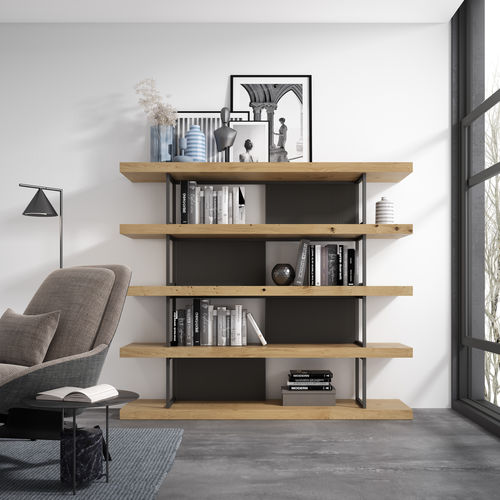 Modulregal - DOBLE - MUEBLES MESEGUE, S.A. - Trennwand / modern / Holz