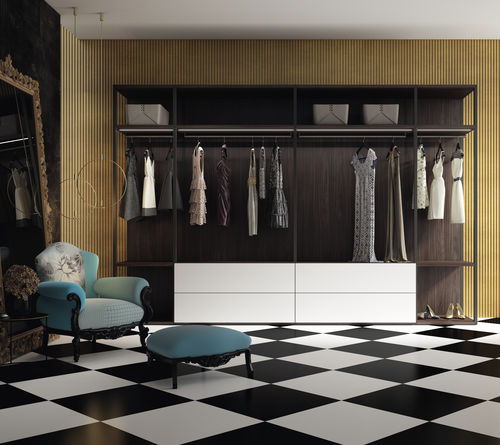 Begehbarer Kleiderschrank / Modul - REALLY 101 - MUEBLES MESEGUE, S.A. - modern / Holz / Metall