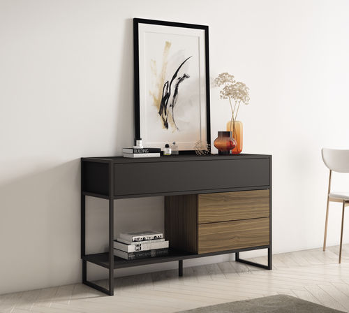 Moderne Kommode - Cubo 212 - MUEBLES MESEGUE, S.A. - Holz / Metall / nicht angegeben
