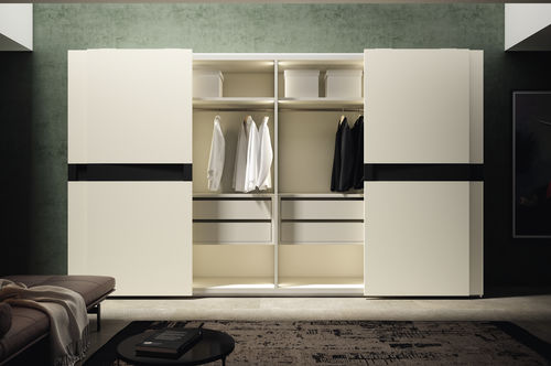 Modul-Kleiderschrank - DRACO 403 - MUEBLES MESEGUE, S.A. - modern / lackiertes Holz / mit Schiebetür