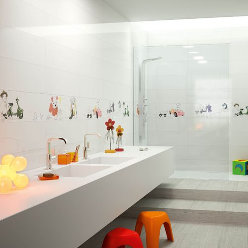 Keramikfliesen - JAZZ - SALONI CERAMICA - Hochglanz / für den Innenraum / Wand