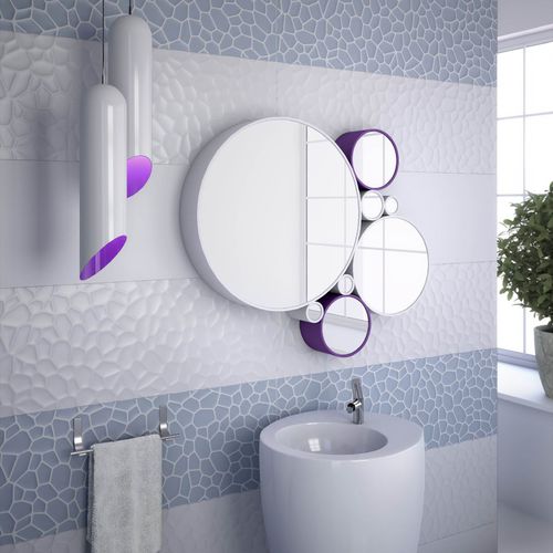 Keramikfliesen - VANTAGE  - SALONI CERAMICA - Hochglanz / 3D / für den Innenraum