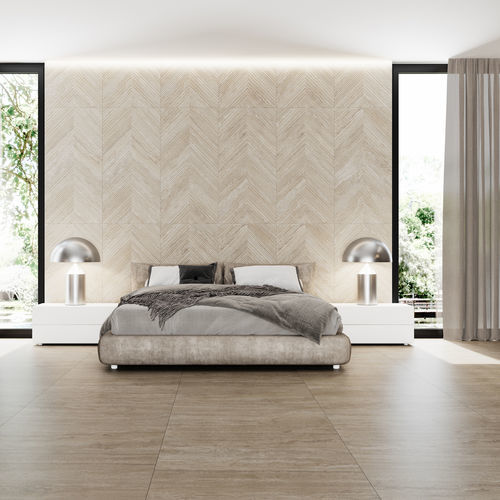Feinsteinzeugfliesen - TRAVERTINE  - SALONI CERAMICA - matt / für den Innenraum / für Badezimmer