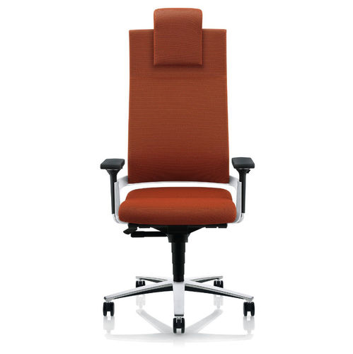 Moderner Chefsessel - LACINTA - Züco - Stoff / Aluminium / schrägstellbar