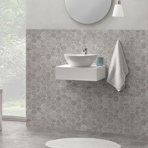 Feinsteinzeugfliesen - GLAMSTONE - Abitare La Ceramica - in Naturoptik / für den Innenraum / für Badezimmer