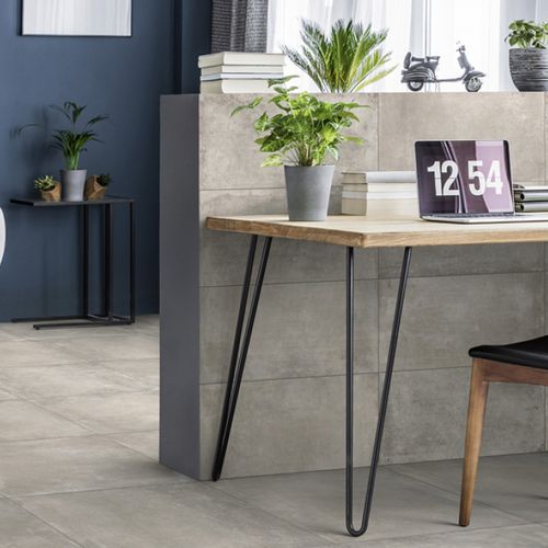 Feinsteinzeugfliesen - WALK - Abitare La Ceramica - in Naturoptik / für den Innenraum / für Außenbereich