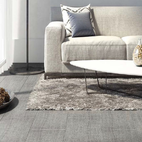 Feinsteinzeugfliesen - CRYSTAL : LINHO DARK GRAY - 99945 - Angelgres Revestimentos Ceramicos Ltda. - matt / für den Innenraum / für Fußboden