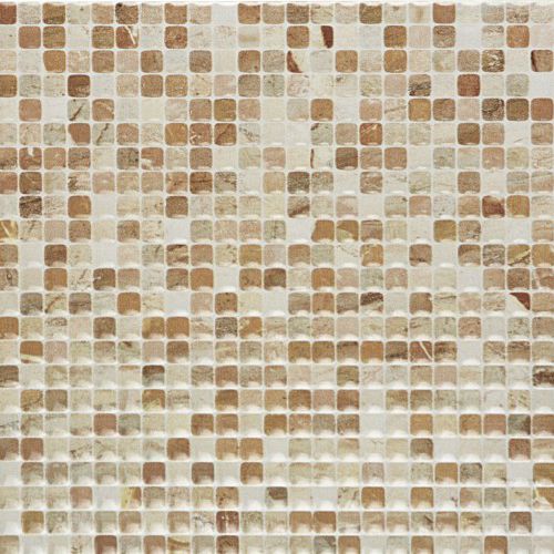 Mosaikoptik-Fliesen - LINHA BRILHO HD : MARSELHA BEIGE - 55540 - Angelgres Revestimentos Ceramicos Ltda. - Feinsteinzeug / Relief / für den Innenraum