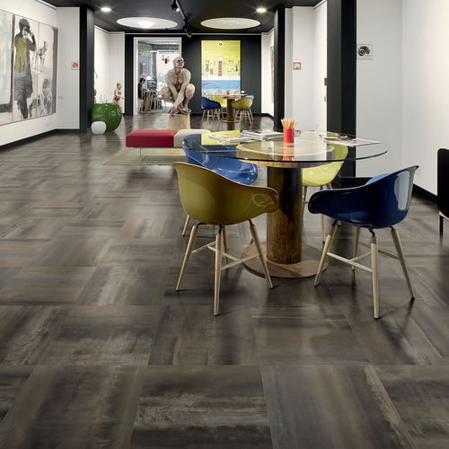Feinsteinzeugfliesen - STEELWALK - Ceramiche Ascot SpA - poliert / matt / für den Innenraum