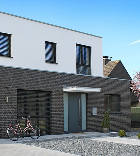 Ziegel für Fassaden - DRESDEN - ABC Klinker gruppe - Massiv / schwarz