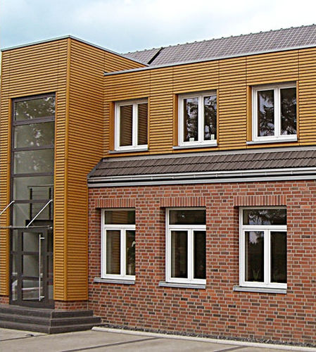 Ziegel für Fassaden - FLENSBURG - ABC Klinker gruppe - Massiv / rot