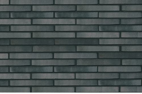Wandmontierter Ziegel - SCHWARZ-BLAU-BUNT SERIES - ABC Klinker gruppe - Massiv
