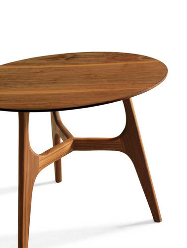 Moderner Couchtisch - H-122  - Dale Italia - Holz / rund / für Privatgebrauch