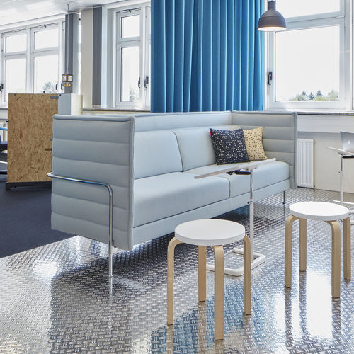 Modernes Sofa - ALCOVE - vitra USA - Stoff / mit Armlehnen / Conversation