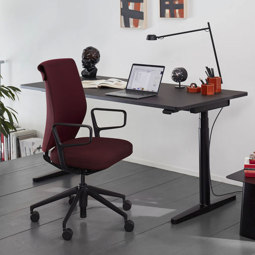 Moderner Bürostuhl - ID CLOUD - vitra USA - für den Innenraum / poliertes Aluminium / Epoxid