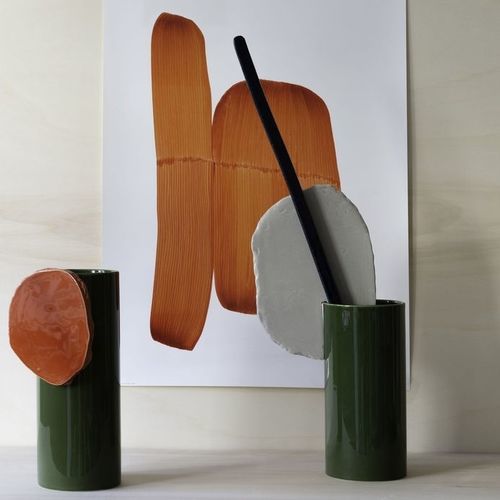 Moderne Vase - vitra USA - Ton / Tisch / für Gewerbegebrauch