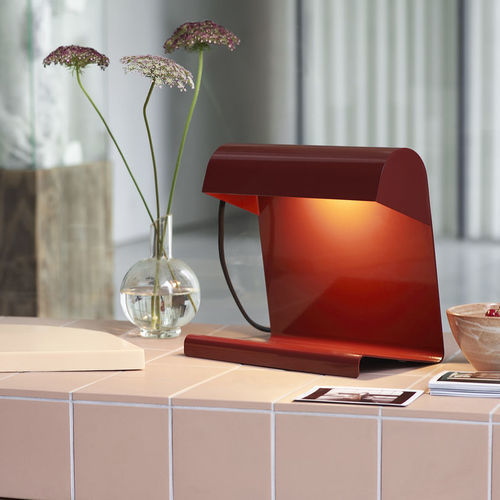 Tischlampe - vitra USA - Stahlblech / modern / mit Kabel