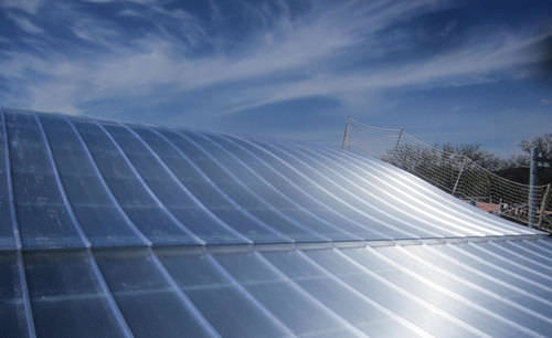 Polycarbonat-Platte für Dach - SYSTÈME CONNECTABLE - PSD-Plastiques - für Fassadenverkleidung