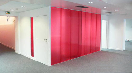Polycarbonat-Platte / für Gebäude - PANNEAU EN POLYCARBONATE DE COULEUR - PSD-Plastiques - farbig