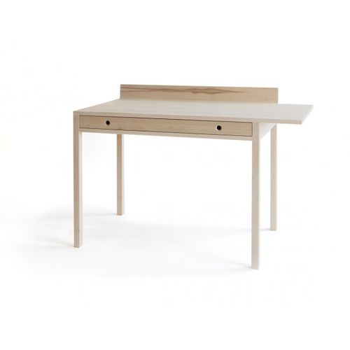 Moderner Schreibtisch - NOVEMBER LIGHT - Nikari - Esche / Ahornholz / mit Stauraum
