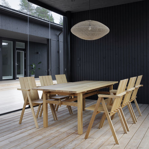 Moderner Tisch - ARKIPELAGO KVP10 - Nikari - Eiche / Esche / rechteckig