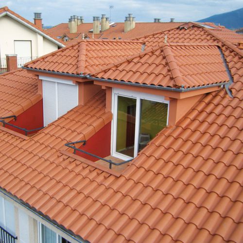 Portugiesische-Dachziegel - LÓGICA ONDA - Cobert - Ton