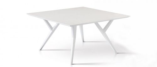 Moderner Tisch - GIO T|Q - SAI industry - Beton / quadratisch / weiß
