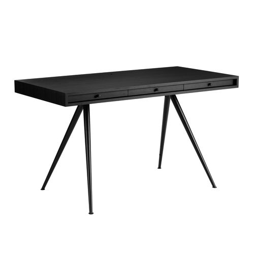 Bodenstehender Schreibtisch - JFK - NORR11 - modern / MDF / Esche