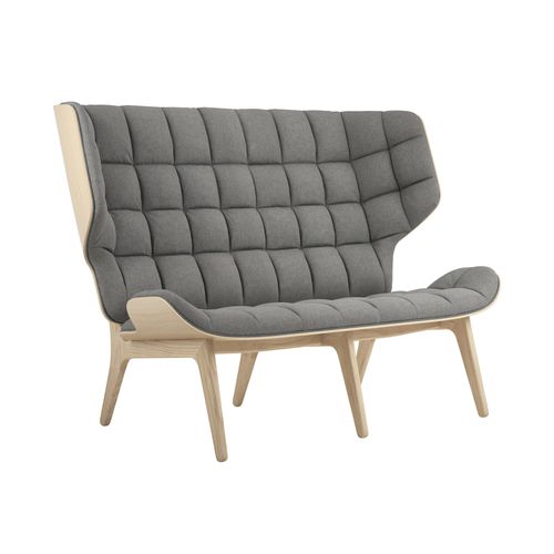 Modernes Sofa - MAMMOTH - NORR11 - Stoff / Leder / Hochlehner
