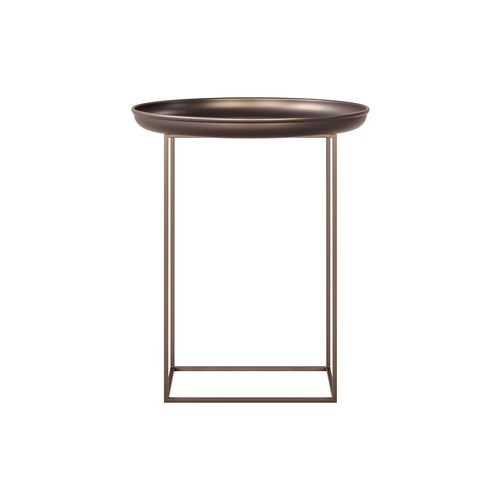 Moderner Beistelltisch - DUKE - NORR11 - Metall / Gestell aus Aluminium / rund