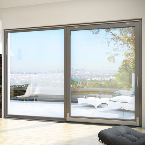 Glasschiebetür - MB 70/ MB 70HI PSK - drutex - Aluminium / mit Doppelverglasung / wärmeisoliert