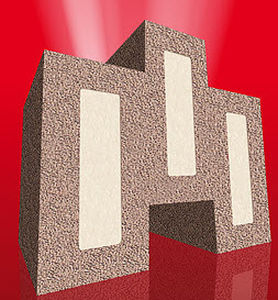 Bimsstein-Mauerblock - BISOROCKET® - BISOTHERM - isolierend / für Brandschutz