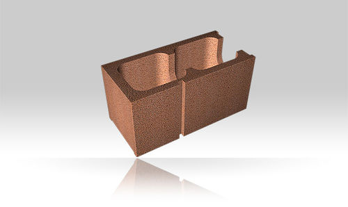 Betonschalungsstein - BISO-SHELL - BISOTHERM - für tragende Wand