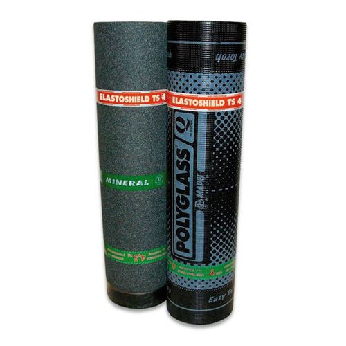 Sicherheits-Abdichtungsbahn - ELASTOSHIELD TS 4 - Polyglass Spa - für Dach / für Brückenbau / für Becken