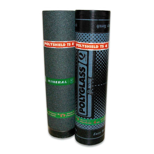 Sicherheits-Abdichtungsbahn - POLYSHIELD TS 4 - Polyglass Spa - für Dach / für Brückenbau / für Becken