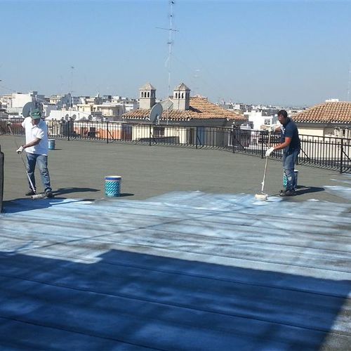 Schutzfarbe - MINERAL FIX - Polyglass Spa - für Außenbereich / für hochbelastbare Oberflächen / für Beton