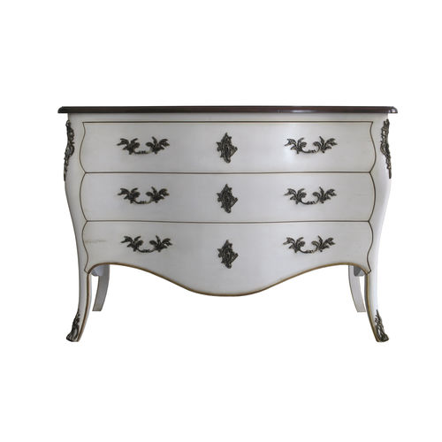 Kommode mit hohen Beinen - PASSY : RÉF. 10543 - OVATION Paris - Louis XV / lackiertes Holz / nicht angegeben
